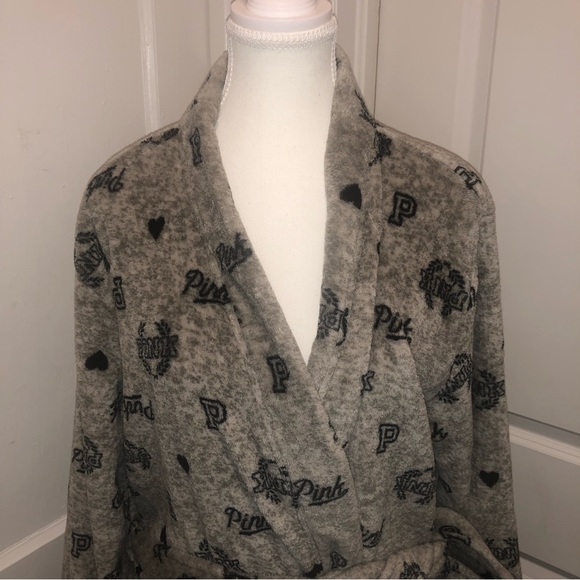 Pink ladies bathrobe dressing gown housecoat size medium - Picture 2 of 5